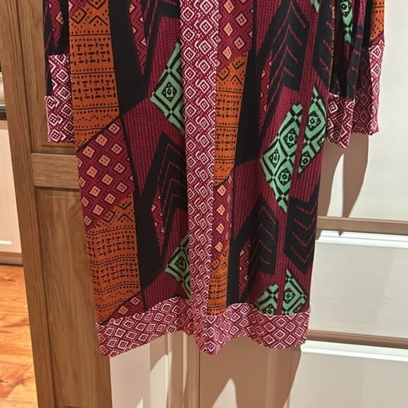 DIANE VON FURSTENBERG 10 rose shirt dress print - Picture 5 of 10